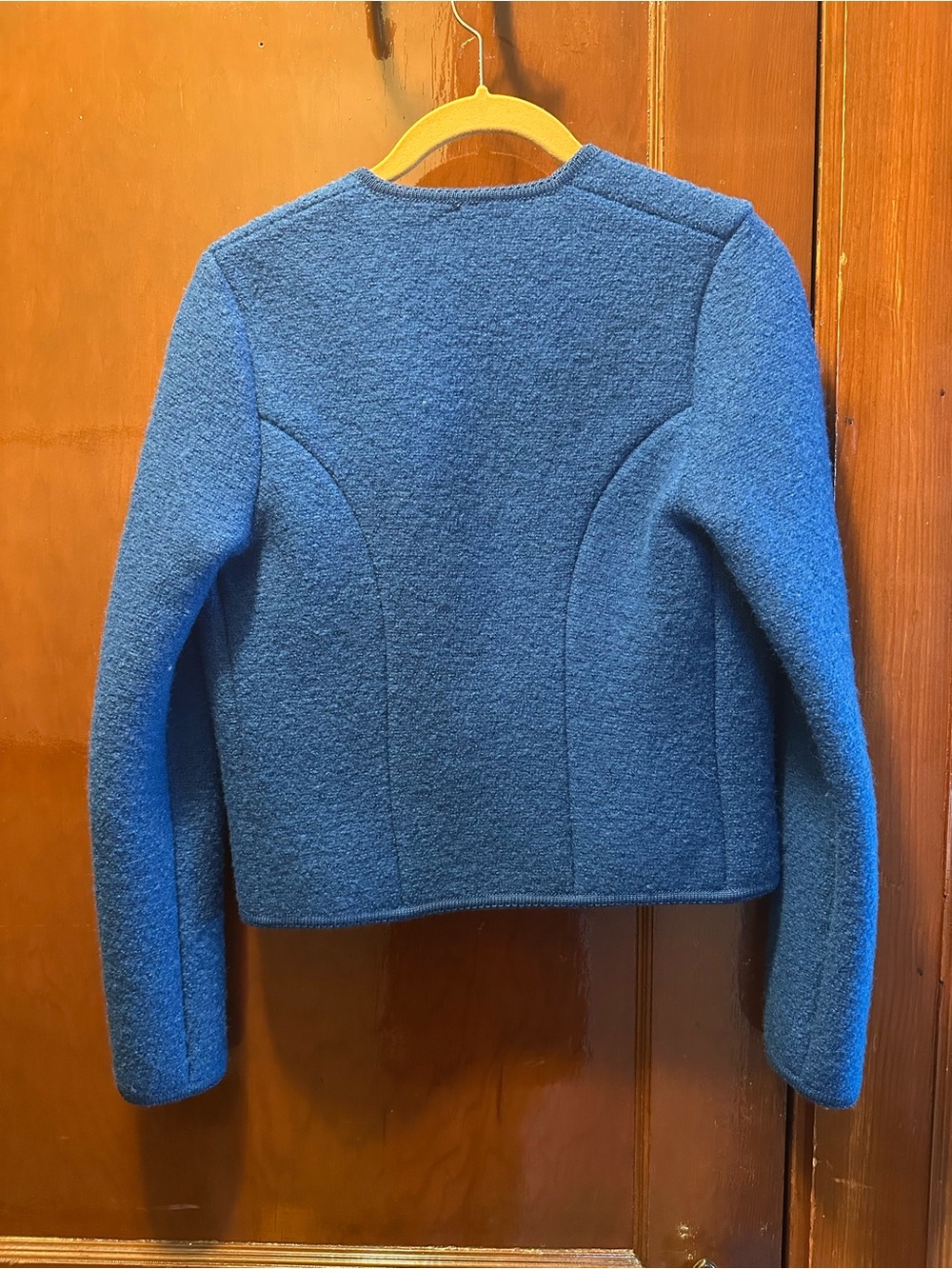 Blue wool jacket - Picture 2 of 4